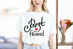 Pair sublimation for friends, Best Friends PNG, My girlfrien Product Image 5