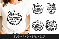 Home Is Where Our Story Begins SVG PNG Product Image 1