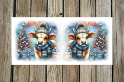 Christmas cow | 4 vintage Sublimation Mug design PLUS Product Image 2