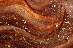 Brown and gold glittery background with swirling pattern Product Image 1