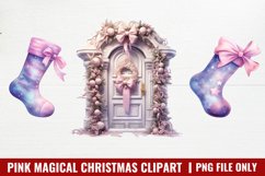 Pink Magical Christmas Sublimation Product Image 1