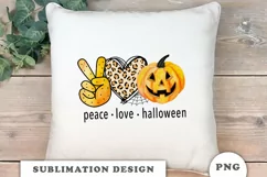 Peace Love Halloween png sublimation designs downloads Product Image 6