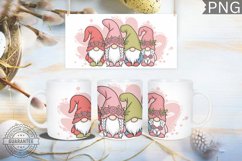 Easter Mug Wrap Design - Easter Gnome Sublimation Product Image 1