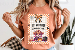 Halloween Highland Cow PNG Waiting for Halloween Sublimation Product Image 5