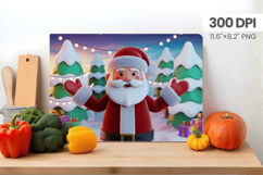 Winter Wonderland Cutting Board PNG Sublimation Design Bundl Product Image 2