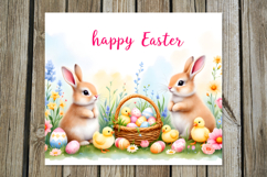 Watercolor Easter | 8 Skinny tumbler sublimation designs Product Image 6
