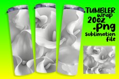 Springtime Garden 20oz Tumbler Sublimation Wrap Product Image 1