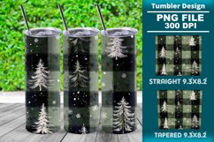 Christmas Tree Tumbler Wrap design, 20oz Tumbler wrap png Product Image 1