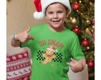 Oh Snap Christmas Png | Gingerbread Man Png | Christmas Png Product Image 3