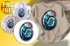 6 Doodle Letter Valentine Bright Joyful Style! Product Image 1