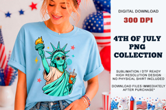 Statue of Liberty PNG | Patriotic Sublimation DTF Product Image 7