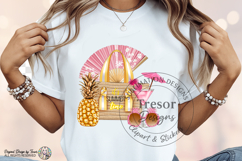 It's Summer Time Tropical Beach Design | Pink Vacation Vibes Product Image 9