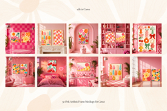50 Girly Pink Aesthetic Frame Mockup Product Image 6