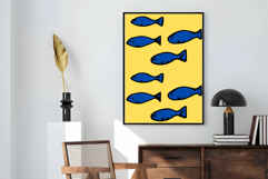 Modern Color Block Wall Art Printable Product Image 6