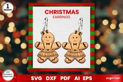 Gingerbread Girl Earrings Laser Cut | Jewelry | Glowforge Product Image 1