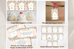 Floral Baby Shower Party Bundle Celebration Package Editable Product Image 3