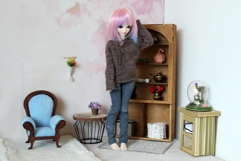 Miniature display cabinet digital file furniture for laser Product Image 6