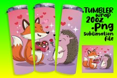 EYE-CATCHING 20oz Tumbler PNG , Valentines Product Image 1