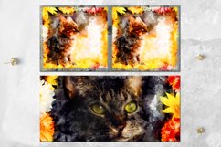 Watercolor Cats designs | Mug Sublimation design bundle, JPG Product Image 6
