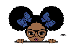Afro Boy and Girl with Glasses Clipart Bundle Product Image 6