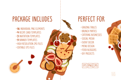 Grazing Table Collection | Clipart, Recipe Cards Product Image 6