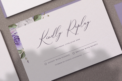 beautiful wedding card invitation set with roses flower Product Image 6