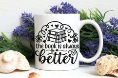 The Book Is Always Better Svg, Book Lover Svg, Book Club Svg Product Image 7