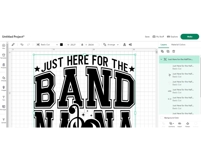 Just Here for the HalfTime Show PNG SVG | Band Nana SVG Product Image 5
