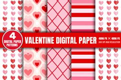 Valentine Digital Paper Bundle PNG Product Image 7