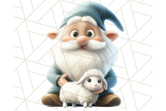 Easter Christian Gnome PNG, Religious Spring Sublimation Product Image 2