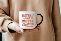 Retro Iced Coffee Sublimation PNG - Maybe Iced Coffee Product Image 6