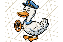Goose Occupation Clipart PNG, Cute Job-Themed Graphics Product Image 2