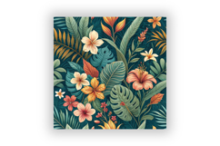 Summer Tropical Wildflowers Seamless Pattern Product Image 6