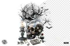 Antique Ghothic Sublimation Clipart Product Image 1