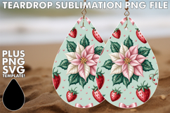 Glamorous Teardrop Earrings Design, Christmas Product Image 1