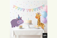 Wild Birthday Party Animals SVG PNG, Jungle Safari Clipart Product Image 6