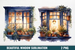Beautiful Window Sublimation, Window Clipart Product Image 1