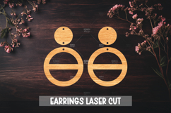60 SUPER Summer Style Laser Cut Earrings SVG File Product Image 7