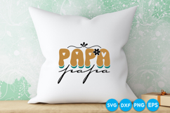 Papa Father's day retro SVG Design Product Image 6