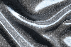 Shiny, metallic fabric with a smooth wavy texture &amp; glittery Product Image 1