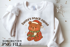 Bear snack squad png design for T-shirts Product Image 3