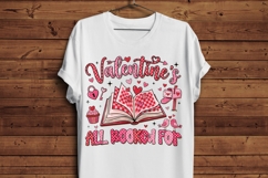 Valentine’s All Booked For PNG, Book Lover Valentine PNG Product Image 5