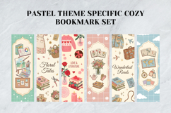 Pastel Theme Specific Cozy Bookmark Set,Elegant Stationery Product Image 6