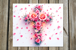 Christian cross &amp; flowers 2 | 4 Faith Skinny tumbler designs Product Image 2