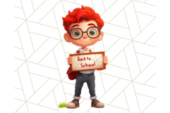 Boy Teacher Clipart, Classroom PNG, Cute School Teacher Art Product Image 3