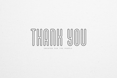 That Appeal Outline Retro Monoline Display Font Product Image 6