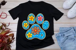 Paw Dog Print Sublimation PNG, Graphic Illustration Crafts Product Image 4