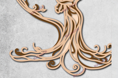 Multilayer Mother Tree of life SVG Laser Cut File 3D Layered Product Image 5