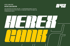 Spargym - Bold &amp; Modern Italic Geometric Display Font Product Image 6