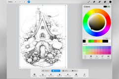 57 Procreate Blooming Fairy Homes Stamp Brushes Product Image 4